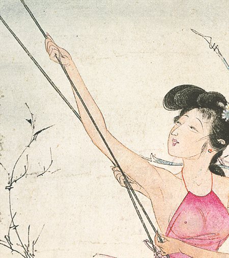 尼玛县-胡也佛的仕女画和最知名的金瓶梅秘戏图